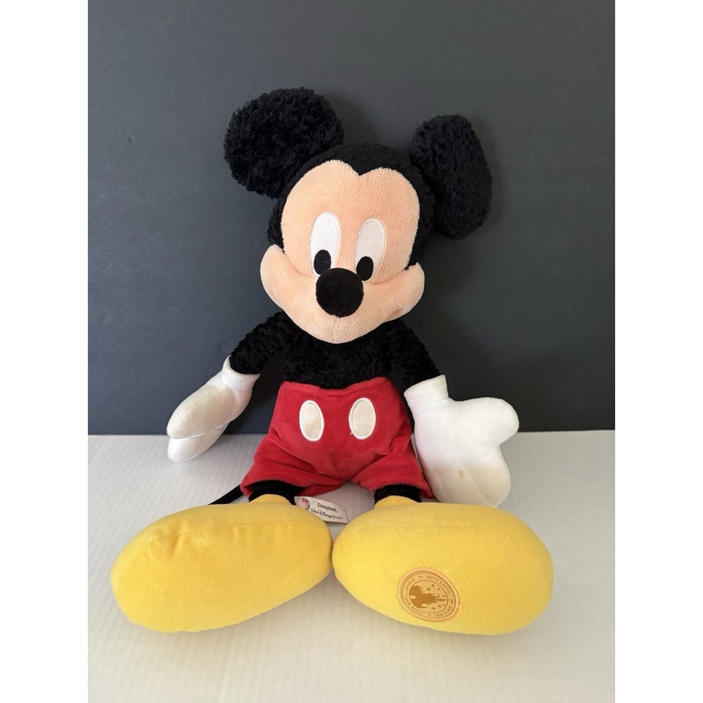 Disney‎ Parks Mickey Mouse Plush 20" Disneyland Walt Disney World Stuffed Animal